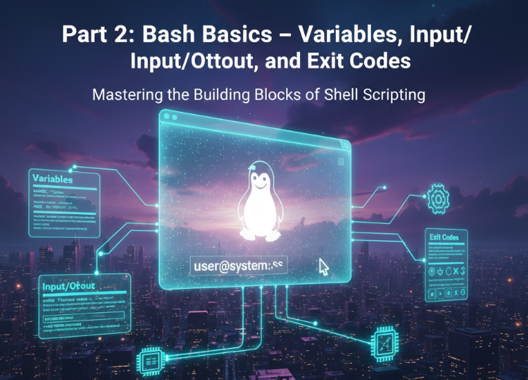 Bash Basics – Variables, Input/Output, and Exit Codes